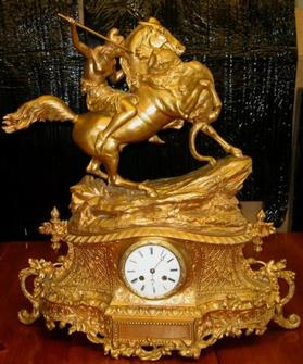 Mantle Clock F. Japy Freres